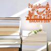Books and Tea Personalised Garden Decor Custom Metal Signs Design Ideas for Garden House Warming Gift 1
