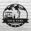 19th Hole Golf Metal Sign Personalized Name Golfer Signs Wall Decor Gift for Man 1