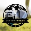 19th Hole Golf Metal Sign Personalized Name Golfer Signs Wall Decor Gift for Man 2