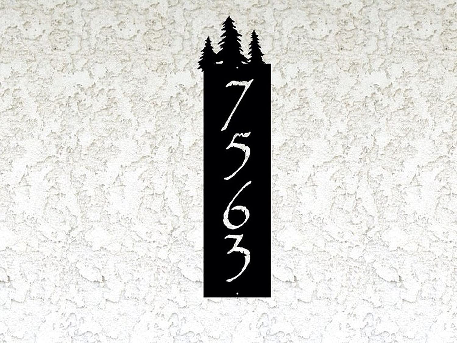 Personalized Rustic Pine Tree Forest Address Sign Custom Wildness Address Sign Housewarming Gift