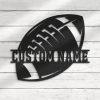 Custom American Football Metal Wall Art Personalized Football Player Lover Fan Gift 1