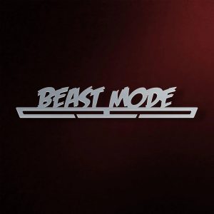 Beast Mode Sports Medal Hanger Display Wall Rack Frame Motivational Gifts