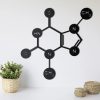 Chocolate Molecule Metal Wall Art Laser Cut Metal Sign Biology Chemistry Art Decor for Room 1