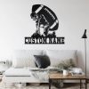 Custom American Football Player Metal Sign Wall Art Rugby Signs Decor Home 2