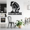 Custom American Football Player Metal Sign Wall Art Rugby Signs Decor Home 3