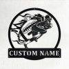 Custom Football Player Metal Sign Wall Art Gift for Football Lover Home Decor 1