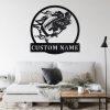 Custom Football Player Metal Sign Wall Art Gift for Football Lover Home Decor 2
