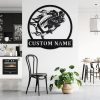 Custom Football Player Metal Sign Wall Art Gift for Football Lover Home Decor 3