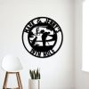 Custom Golf Couple Metal sign Personalized Golfer Name Signs Decor Home 3