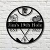 Custom Golf Metal Sign 19th Hole Personalized Golfer Name Signs Gift for Player 1