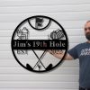 Custom Golf Metal Sign 19th Hole Personalized Golfer Name Signs Gift for Player 3