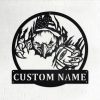 Custom US Eagle Football Metal Sign Wall Art Custom Name Football Player signs Decor Room 1