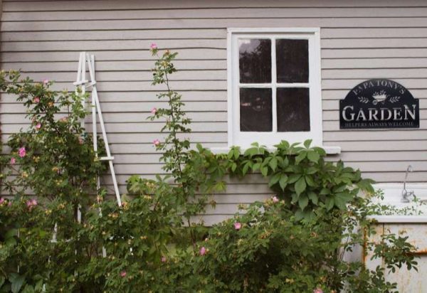 Garden Name Sign Gift for Her Custom Garden Metal Sign Retirement Gift