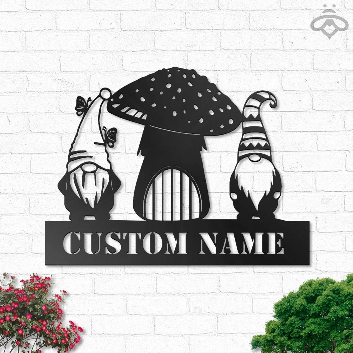 Gnome Mushroom Personalized Garden Signs Home Decor 1 Gnome Mushroom Personalized Garden Signs Home Decor 1