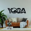 Namaste Yoga Metal Wall Art Laser Cut Metal Sign Yoga Room Decor Gift for Yoga Lover 1