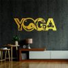 Namaste Yoga Metal Wall Art Laser Cut Metal Sign Yoga Room Decor Gift for Yoga Lover 2