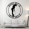 Personalized 19th Hole Golfer Metal Sign Gift for Women Golf Lover 1