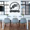 Personalized Barramundi Fish Sign Monogram Metal 4