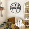 Personalized Basketball Metal Wall Art Custom Name Sign Decor Home 3