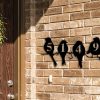 Personalized Birds House Numbers Metal Address Sign Outdoor 2