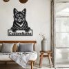 Personalized Domestic Cat Metal Sign Art Garden Decor Gift for Cat Lovers 3