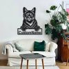 Personalized Domestic Cat Metal Sign Art Garden Decor Gift for Cat Lovers 4