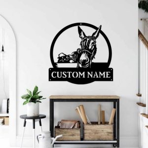 Personalized Donkey Metal Sign Ranch FarmHouse Decor Outdoor Gifts for Farmer 1 Copy