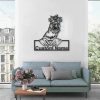 Personalized Floral Hen Chicken Metal Sign Art Garden Decor Gift for Animal Lover 3