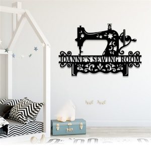 Sewing Metal Wall Art Sewing Room Decor Personalized Sewing Metal