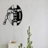 Personalized Football Player Metal Sign Custom Name and Number Player Sign Decor Home 2