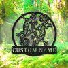 Personalized Gecko Metal Sign Art Home Decor Gift for Animal Lover 2