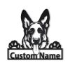 Personalized German Shepherd Metal Sign Art Home Decor Gift for Dog Lover 1