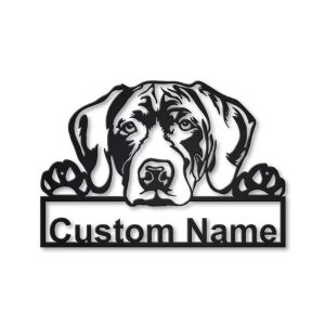 Personalized German Shorthaired Pointer Dog Sign Art Home Decor Gift for Pet Lover