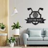 Personalized Golf Logo Metal Sign Custom Name Golfer Sign Decor Home 2