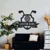 Personalized Golf Logo Metal Sign Custom Name Golfer Sign Decor Home 3
