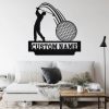 Personalized Golfer Metal Sign Wall Art Custom Name Golf Sign Decor Home 3