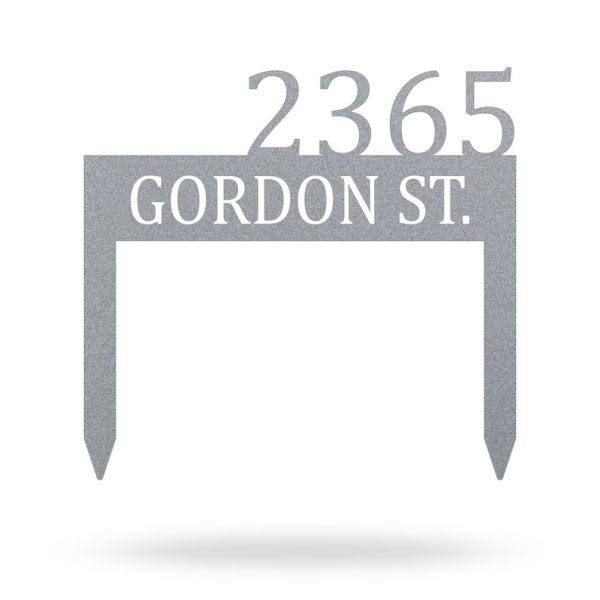 Personalized House Numbers Address Garden Stake Sign Address Plaque Lawn Decor