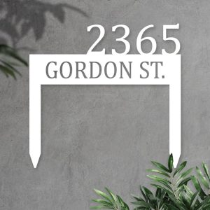 Personalized House Numbers Address Garden Stake Sign Address Plaque Lawn Decor 5