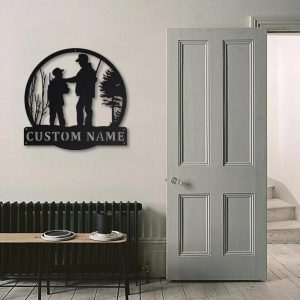 Personalized Hunting Signs Father And Son Metal Sign Hobbie Gifts 3