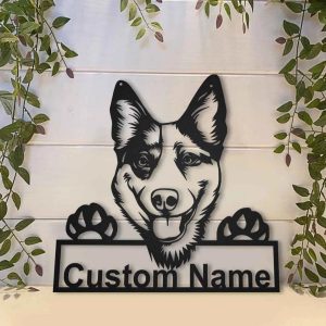 Personalized Metal Australian Cattle Dog Sign Art Home Decor Gift for Pet Lover 2