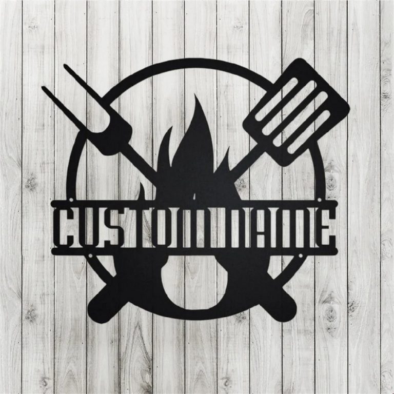 Personalized Metal Bar Signs Laser Cut Sign Wall Art Decor Outdoor