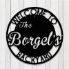 Personalized Metal Backyard Patio Sign Home Bar Decor Outdoor Gift for Dad 1 1