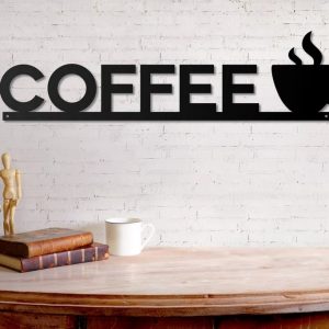 Personalized Metal Coffee Bar Sign Wall Art Decor Home 3