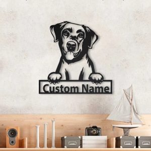 Personalized Metal Labrador Retriever Dog Sign Art Home Decor Gift for Pet Lover 3