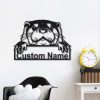 Personalized Otter Metal Sign Art Home Decor Gift for Animal Lover 2