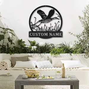 Personalized Rail Birds Metal Sign Art Home Decor Gift for Animal Lover 2