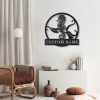 Personalized Seahorse Metal Sign Art Home Decor Gift for Animal Lover 4