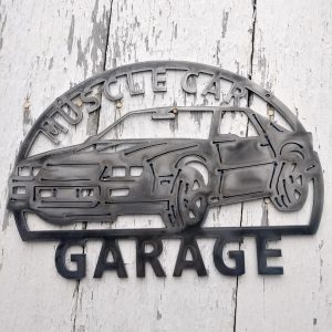 Personalized Third Generation Muscle Car Garage Metal Name Sign Home Decor Gift for Truck Drivers