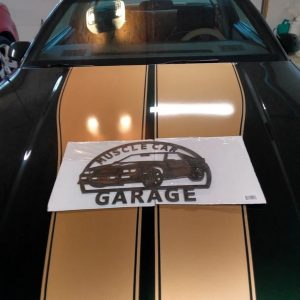 Personalized Third Generation Muscle Car Garage Metal Name Sign Home Decor Gift for Truck Drivers 3