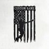 Personalized US Basketball Metal Sign Wall Art Custom Name Signs Gift for Player 1